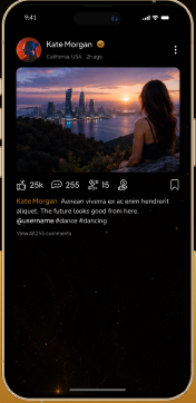 Social Post step in the VaultMint app on iPhone